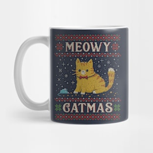 Meowy Catmas Mug